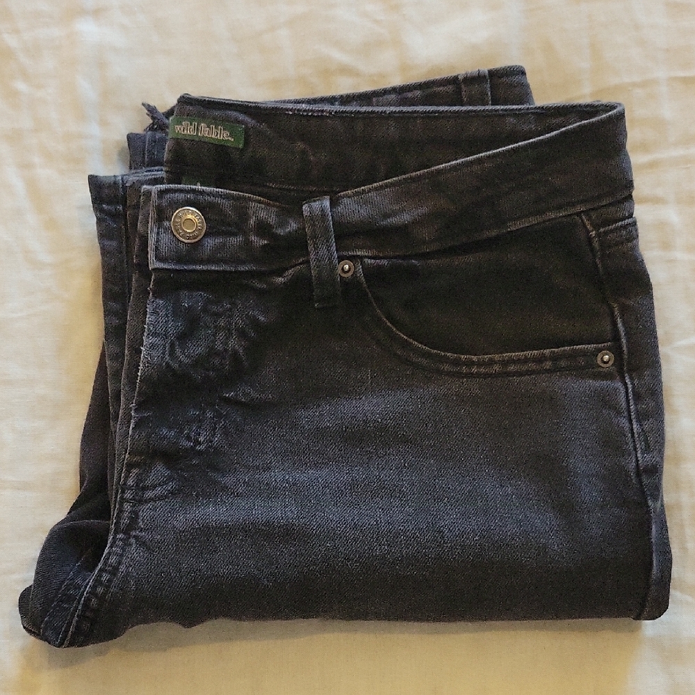 Wild Fable Black Low Rise Bootcut Denim Jeans